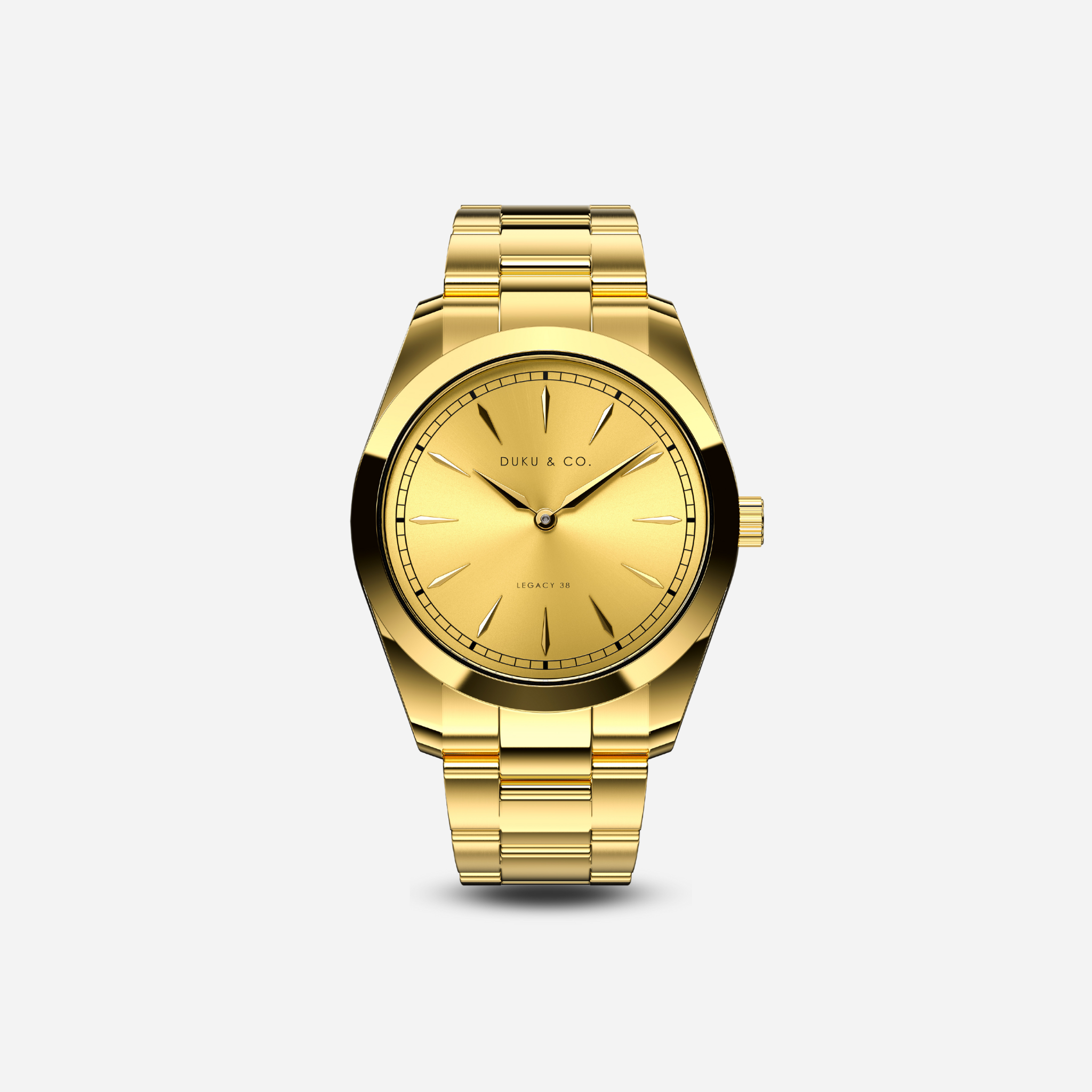 Gold Stainless Steel Watch from Duku & Co.