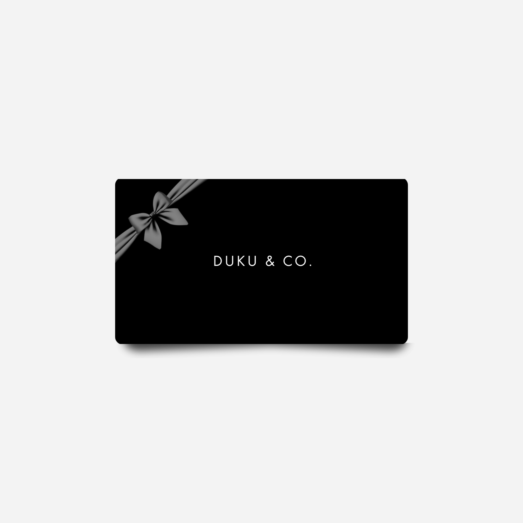 Duku & Co. Black Gift Card