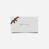 Duku & Co. White Gift Card
