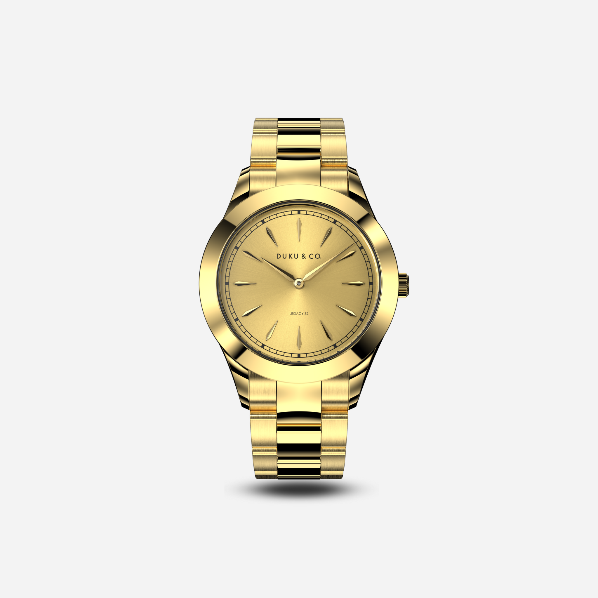 gold stainless steel watch from Duku & Co.
