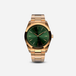 Rose Gold and Green Stainless Steel Watch from Duku & Co.