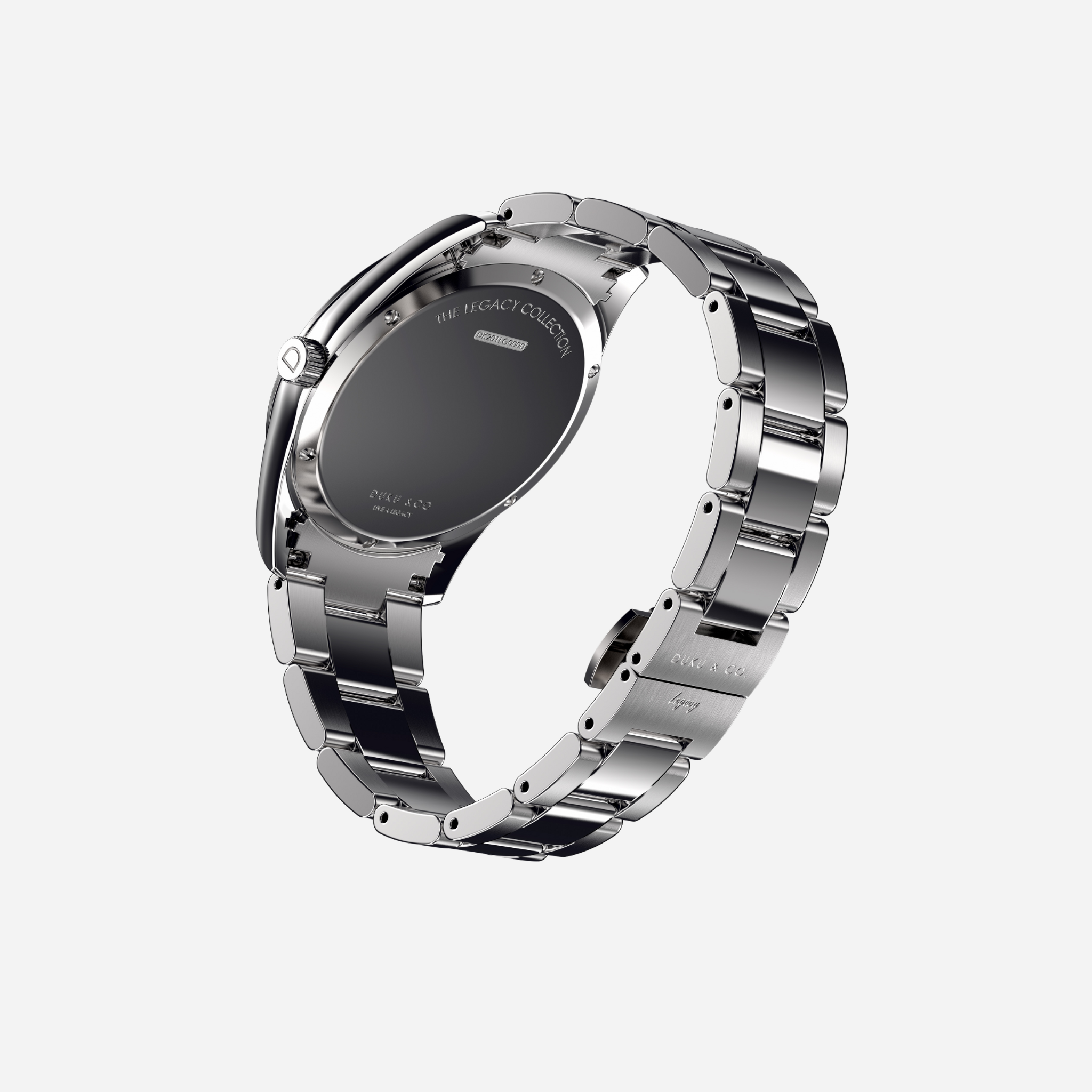 Silver Stainless Steel Watch from Duku & Co.